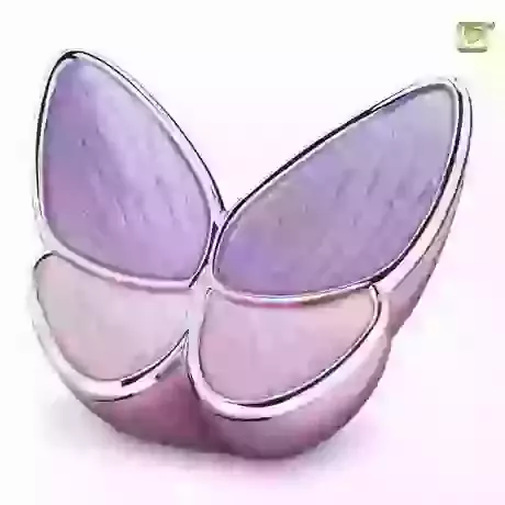 Pink Butterfly Urn